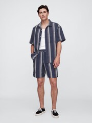 Gap Navy Blue Short Sleeve Boxy Shirt - Image 3 of 5