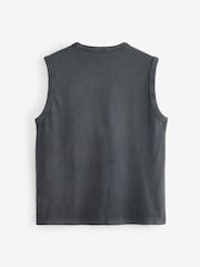 Gap Black Sleeveless Muscle Vest Top - Image 2 of 4