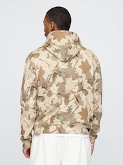 Gap Brown Camo VintageSoft Arch Logo Hoodie - Image 2 of 5