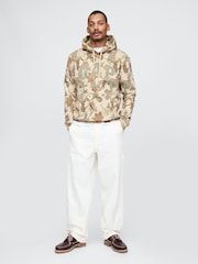 Gap Brown Camo VintageSoft Arch Logo Hoodie - Image 3 of 5
