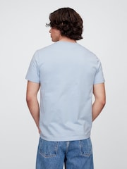 Gap Blue Everyday Soft Logo T-Shirt - Image 2 of 5