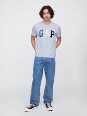 Gap Blue Everyday Soft Logo T-Shirt - Image 3 of 5