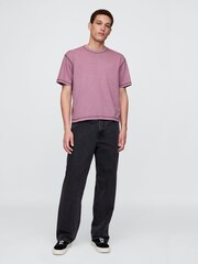 Gap Purple Heavyweight Boxy T-Shirt - Image 3 of 5