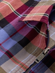 Gap Black/Blue Check Mixed Check Oxford Short Sleeve Shirt - Image 5 of 5