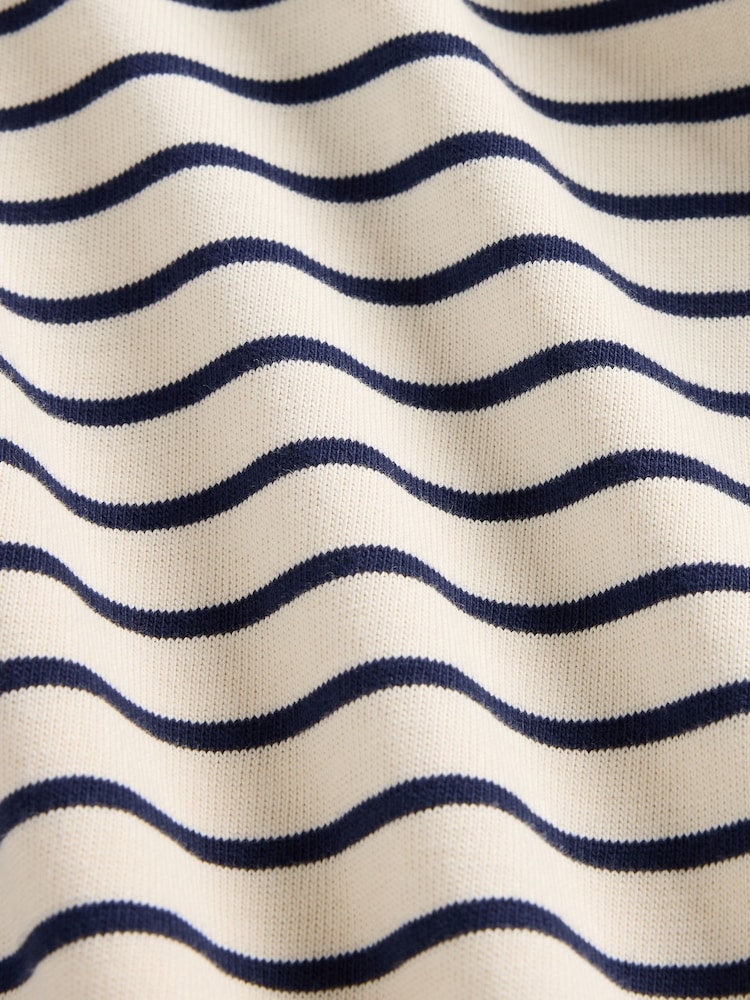Gap Cream/Black Stripe Heavyweight Original Short Sleeve T-Shirt - Image 5 of 5