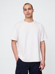 Gap White World Logo Short Sleeve T-Shirt - Image 1 of 4