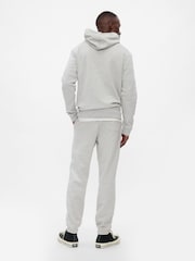 Gris - Pantalones de chándal con forro polar y logo de Gap - Imagen 3 de 4