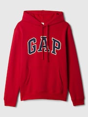 Gap Red Relaxed Logo Hoodie - Image 4 of 4