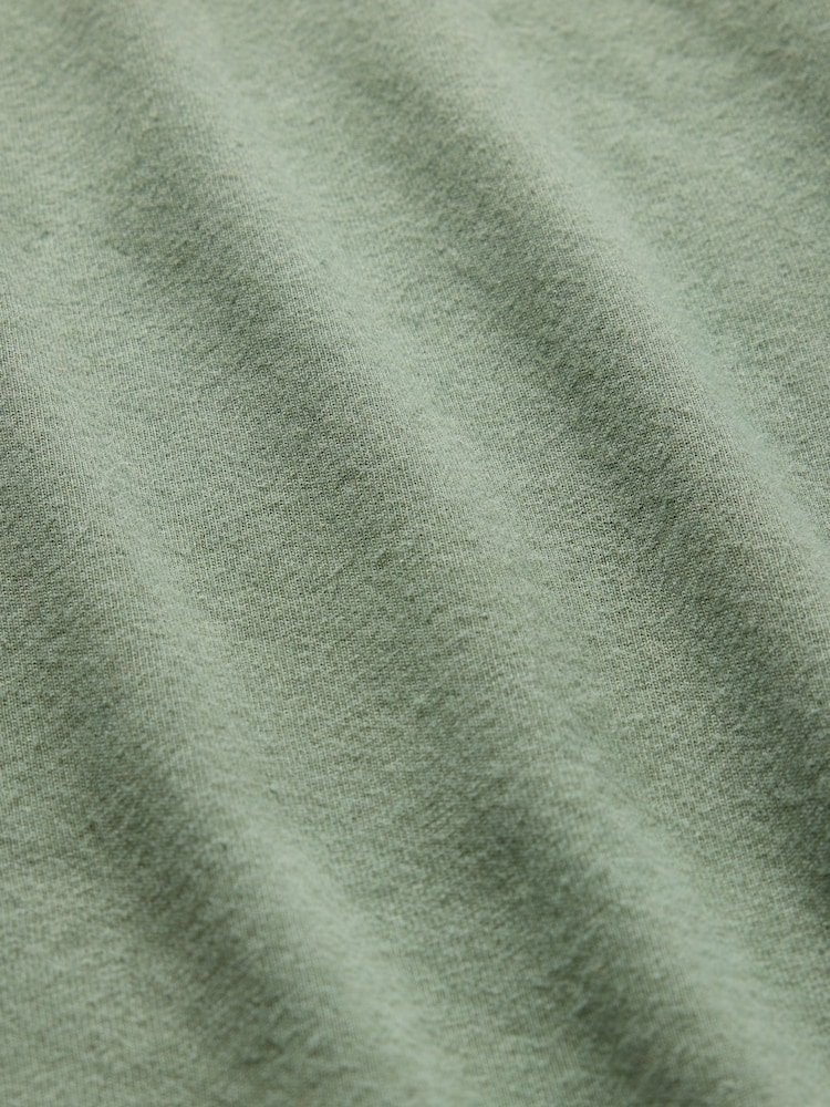 Gap Khaki Green Short Sleeve Everyday 100% Cotton Crew Neck T-Shirt - Image 5 of 5