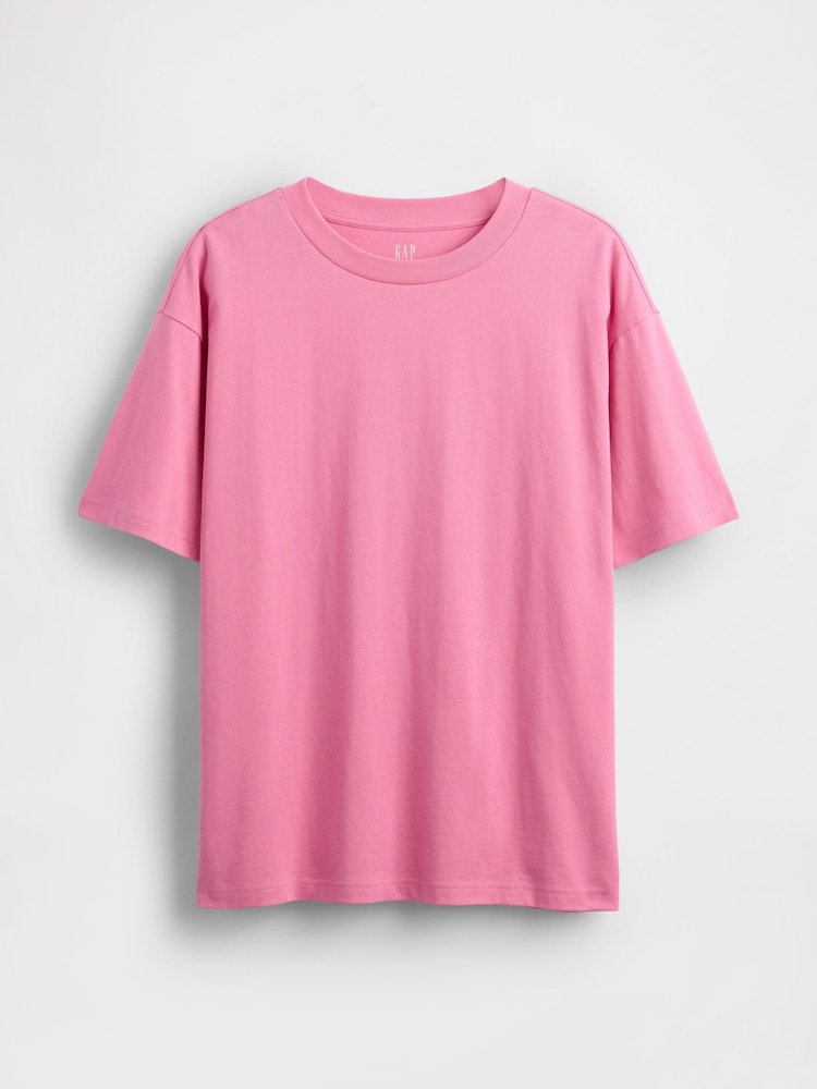Gap Pink World Logo Short Sleeve T-Shirt - Image 5 of 5