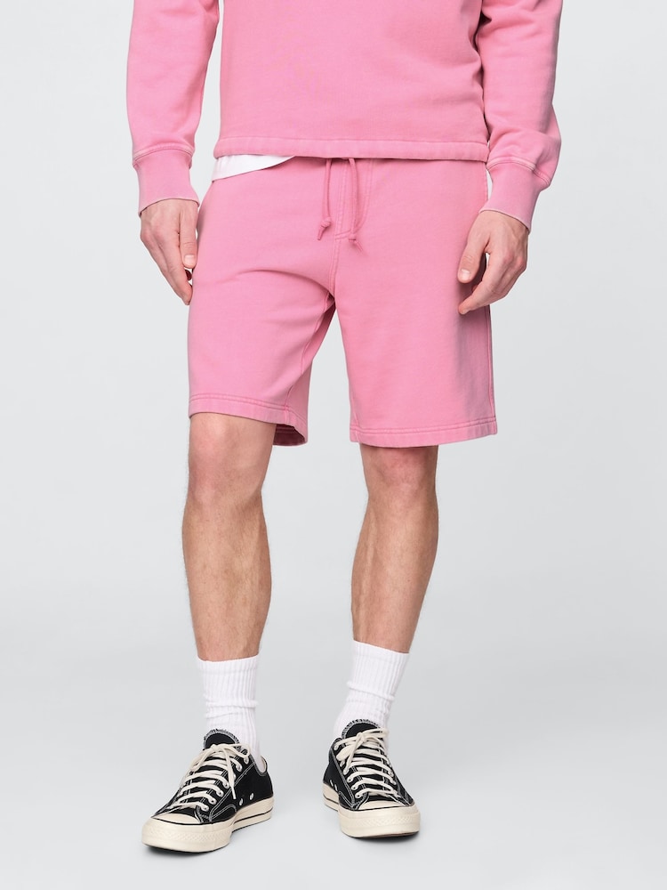 Gap Pink Relaxed Sweat Shorts - Image 1 of 5