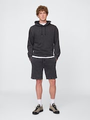 Gap Washed Black Relaxed Sweat Shorts - Image 1 of 5