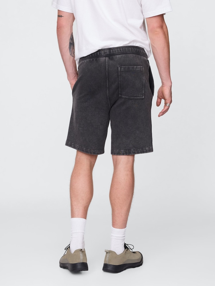 Gap Washed Black Relaxed Sweat Shorts - Image 5 of 5