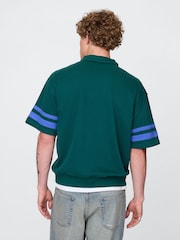 Gap Green VintageSoft Quarter Zip Pullover - Image 2 of 5