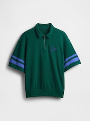 Gap Green VintageSoft Quarter Zip Pullover - Image 5 of 5