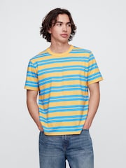 Gap Yellow Stripe Original T-Shirt - Image 1 of 5