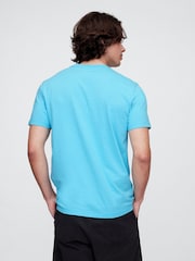 Gap Blue Everyday Soft Logo T-Shirt - Image 2 of 5