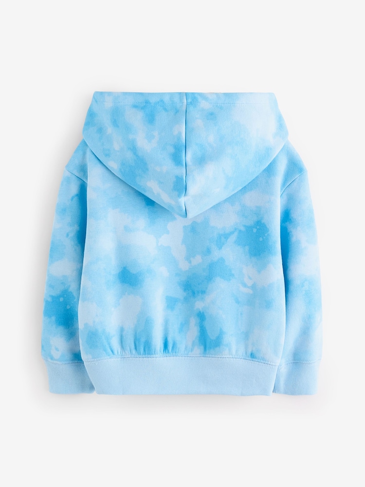 Gap Blue Tie-Dye Vintage Relaxed Hoodie (4-13yrs) - Image 2 of 6