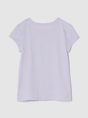 Пурпурный с радугой - Gap Graphic Short Sleeve T-Shirt (4-13yrs) - Изображение 2 из 2