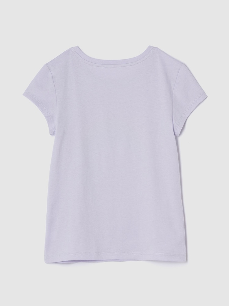 Пурпурный с радугой - Gap Graphic Short Sleeve T-Shirt (4-13yrs) - Изображение 2 из 2