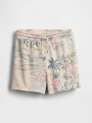 Pantalones cortos sin cierre con logo de Gap (4-13años) - Imagen 3 de 4