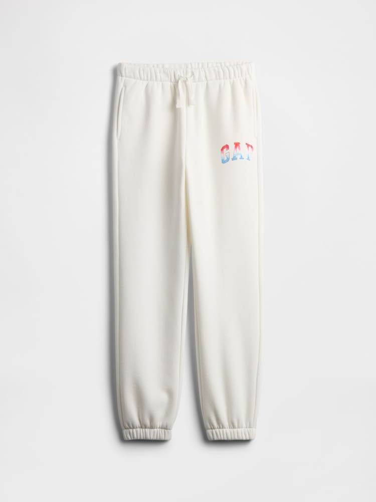 Gap Cream Vintage Logo Joggers (4-13yrs) - Image 1 of 2