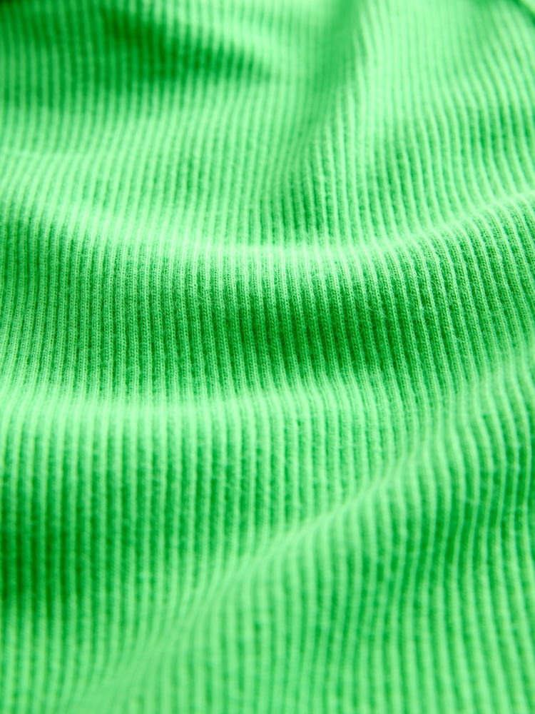 Gap Green Cotton Ribbed Sleeveless Vest Top (4-13yrs) - Image 4 of 4