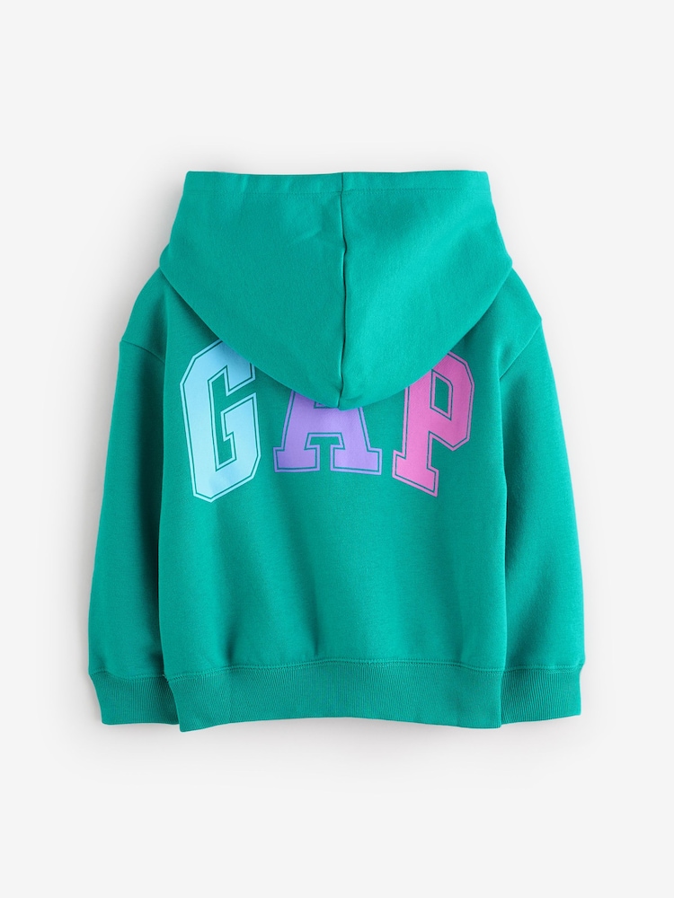 Gap Dark Green Vintage Relaxed Hoodie (4-13yrs) - Image 2 of 6