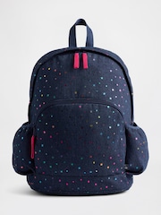 Gap Navy Blue Star Denim Backpack - Image 1 of 4