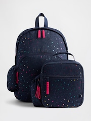 Gap Navy Blue Star Denim Backpack - Image 4 of 4