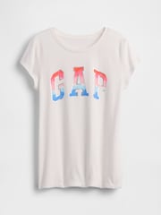 Gap White Logo Short Sleeve Graphic T-Shirt (4-13yrs) - Image 3 of 4