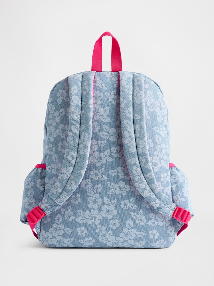 Gap Blue Lilo and Stitch Denim Backpack - Image 2 of 4