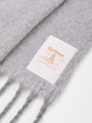Barbour® Grey Ellison Chunky Scarf - Image 5 of 7