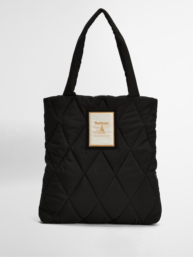 Barbour Black Mariah Tote Bag - Image 1 of 9