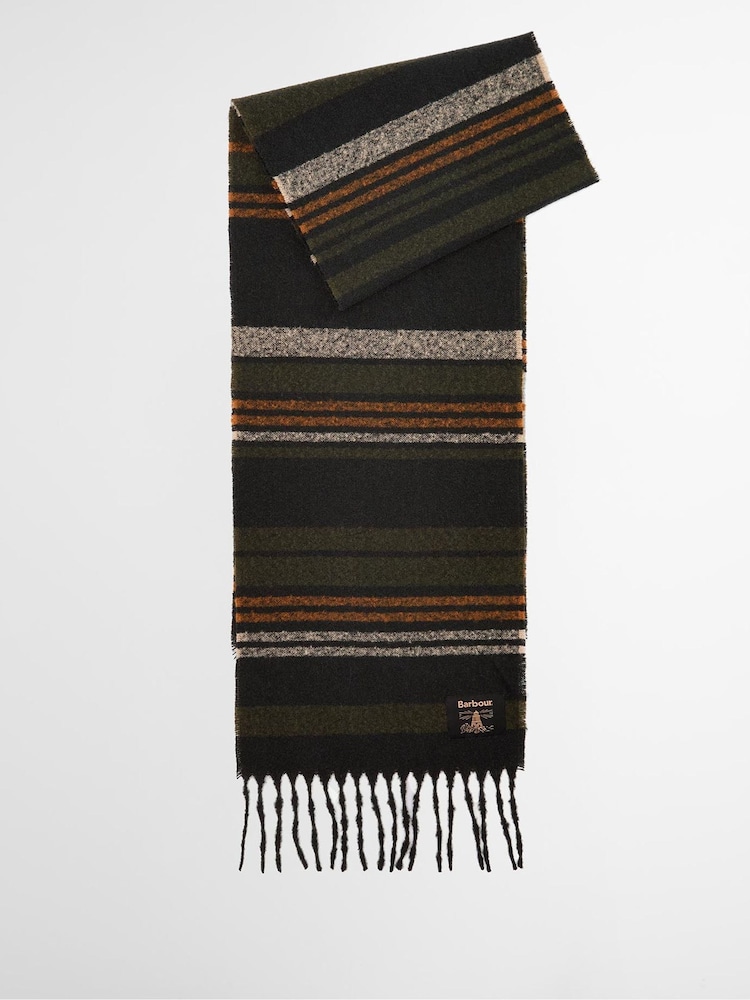 Barbour Green Alston Scarf - Image 2 of 7