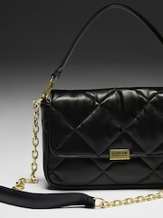 Barbour® International Black Soft Quilt Shoulder Bag - Image 10 of 19
