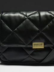 Barbour® International Black Soft Quilt Shoulder Bag - Image 11 of 19