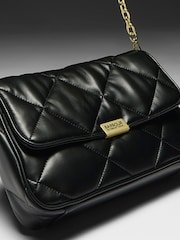 Barbour® International Black Soft Quilt Shoulder Bag - Image 13 of 19