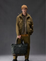 Barbour® Yellow Carlton Beanie Hat - Image 6 of 7