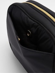 Barbour® International Black Monaco Quilt Logo Crossbody Bag - Image 4 of 10
