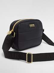 Barbour® International Black Monaco Quilt Logo Crossbody Bag - Image 5 of 10