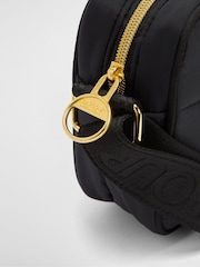 Barbour® International Black Monaco Quilt Logo Crossbody Bag - Image 6 of 10