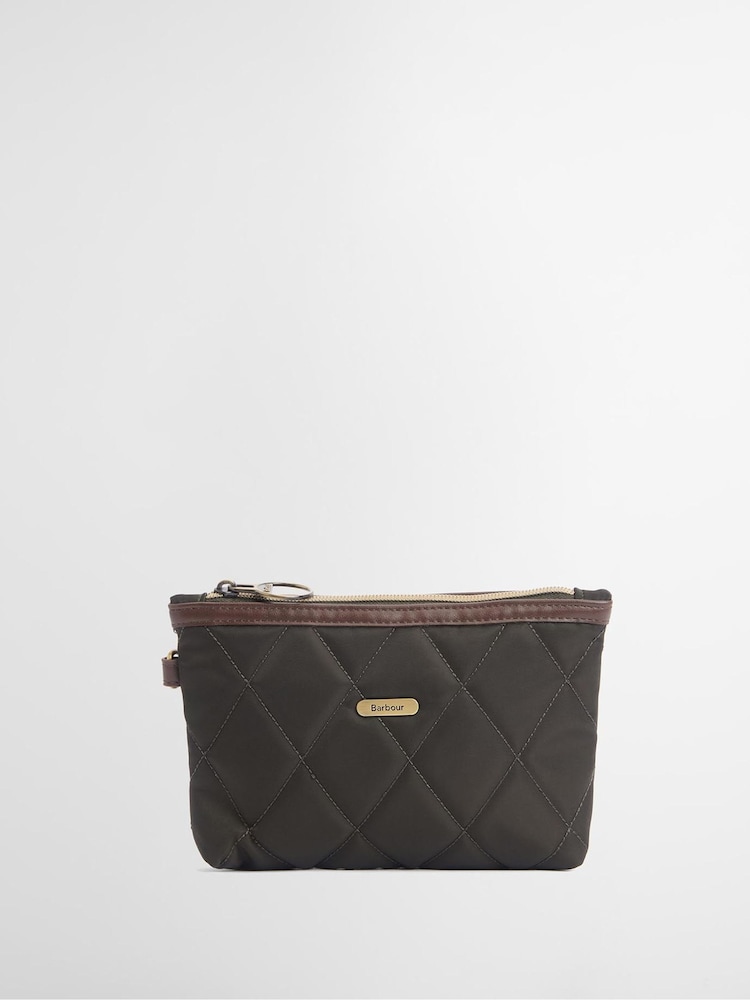 Barbour® Green Quilted Tote Bag - Image 2 of 8 Barbour® Green Quilted Tote Bag - Image 2 of 8