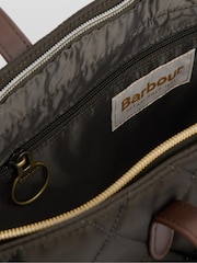 Barbour® Green Quilted Tote Bag - Image 5 of 8