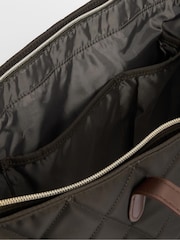 Barbour® Green Quilted Tote Bag - Image 8 of 8