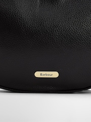 Barbour® Black Sorrel Leather Sling Bag - Image 10 of 10