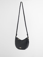 Barbour® Black Sorrel Leather Sling Bag - Image 5 of 10