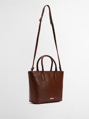Barbour® Brown Birch Leather Tote Bag - Image 4 of 8