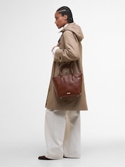Barbour® Brown Birch Leather Tote Bag - Image 7 of 8