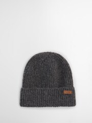 Barbour® Grey Pendle Beanie Hat & Blair Scarf Gift Box Set - Image 3 of 7